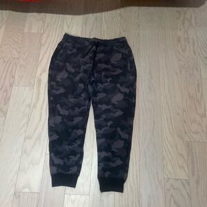 Black Camouflage Sweatpants Size Large